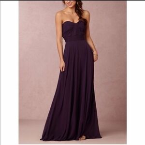 Watters & Watters Purple Sleeveless Chiffon Bridesmaid Dress Size 14